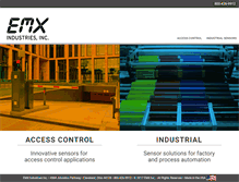 Tablet Screenshot of emxinc.com